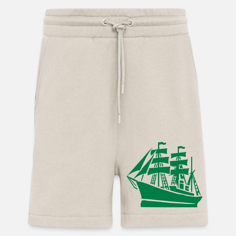 Schiff Schifffahrt - Shorts - made by SPREAD - WARM CLAY
