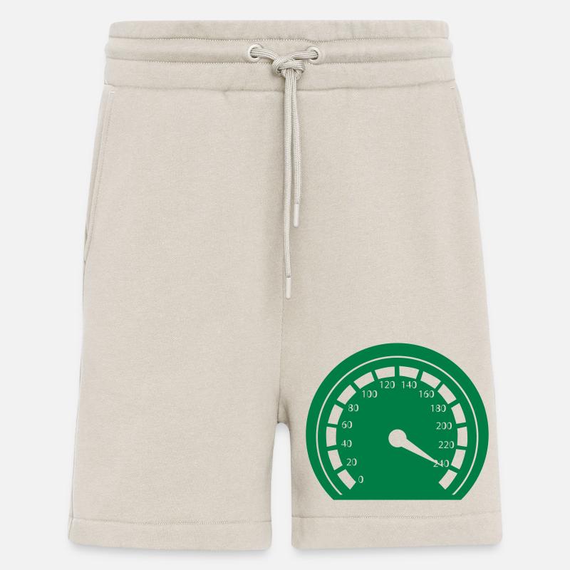 Compteur de vitesse Racing - Short bio décontracté fabriqué en UE - WARM CLAY