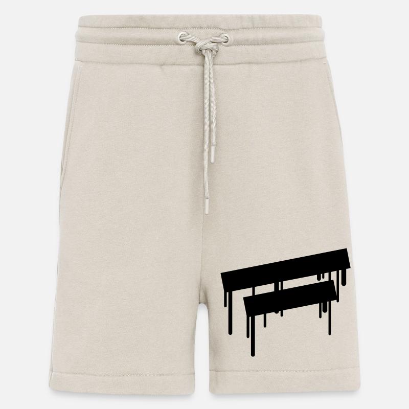 2_empty_graffiti_frames - Shorts - made by SPREAD - WARM CLAY