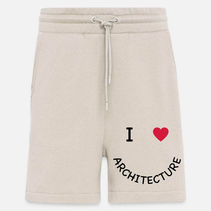 Architecture - Short bio décontracté fabriqué en UE - WARM CLAY