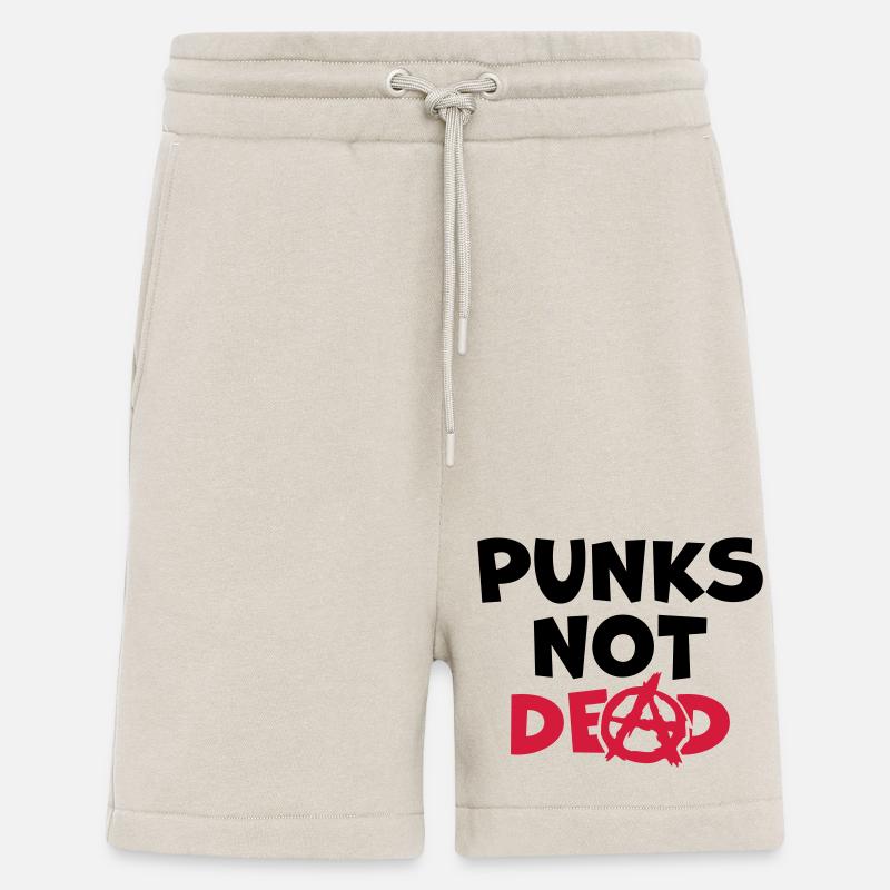 Zitat punks not dead - Shorts - made by SPREAD - WARM CLAY