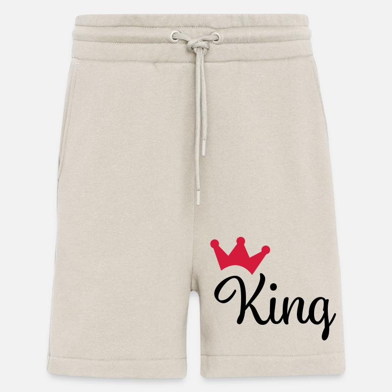 King mit Krone - Shorts - made by SPREAD - WARM CLAY