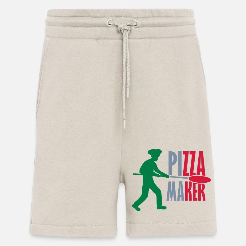 Pizza Maker Pizza Pusher - Short bio décontracté fabriqué en UE - WARM CLAY