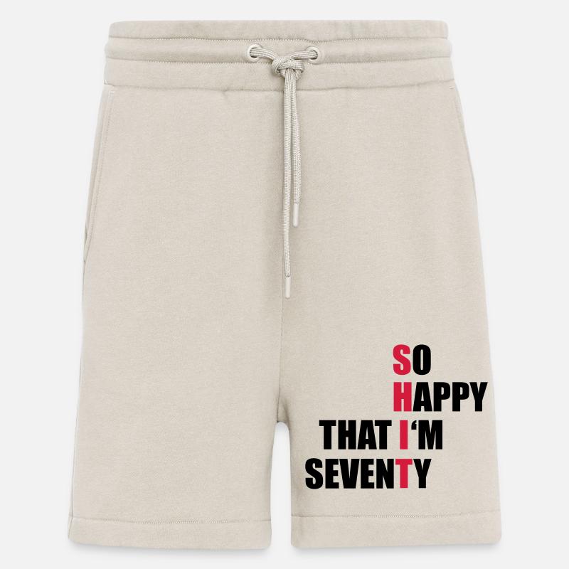 70e anniversaire - Short bio décontracté fabriqué en UE - WARM CLAY