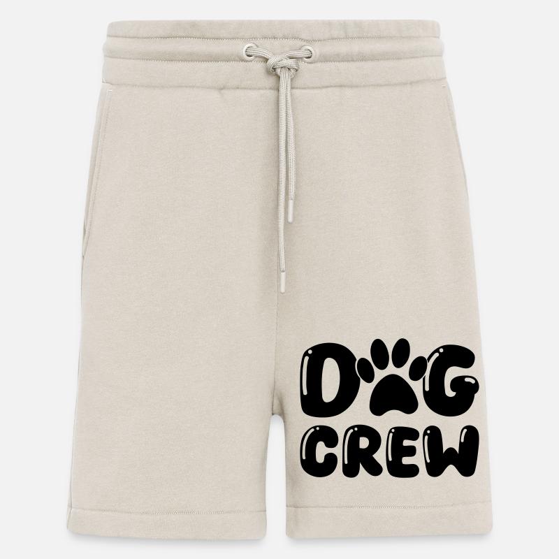 dog pfote crew - Shorts - made by SPREAD - WARM CLAY