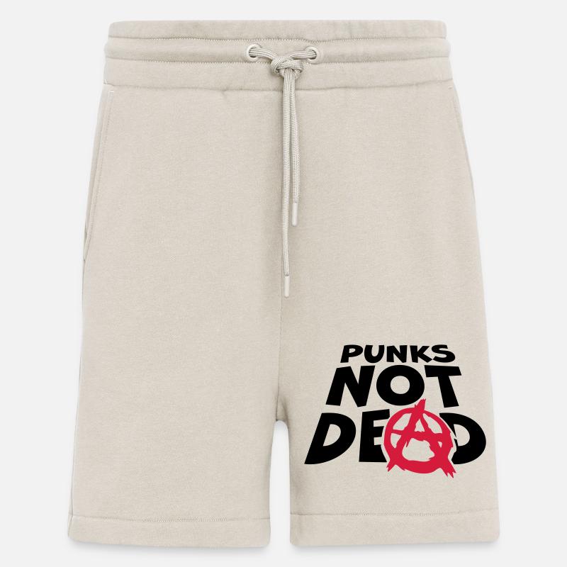 punks pas mort citation - Short bio décontracté fabriqué en UE - WARM CLAY