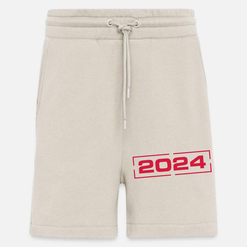 Anniversaire de l’année 2024 - Short bio décontracté fabriqué en UE - WARM CLAY