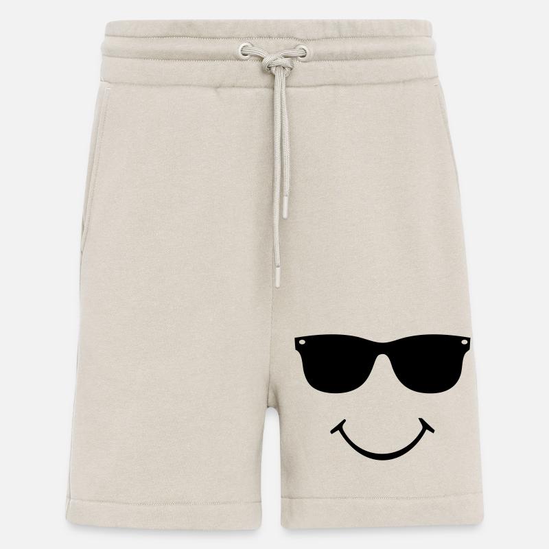 smiley face - Shorts - made by SPREAD - WARM CLAY