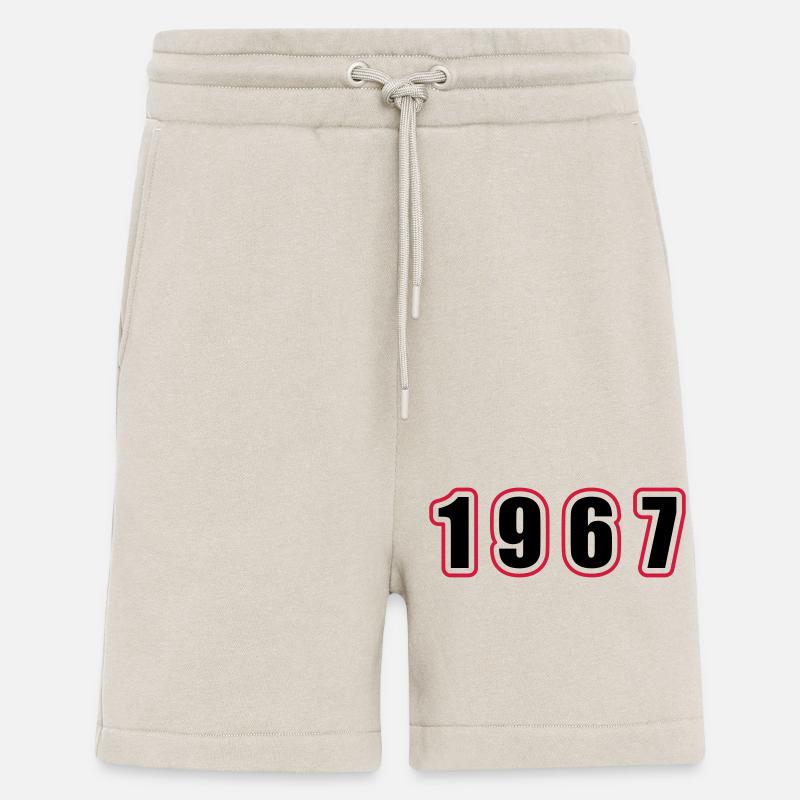 1967 Année Anniversaire - Short bio décontracté fabriqué en UE - WARM CLAY
