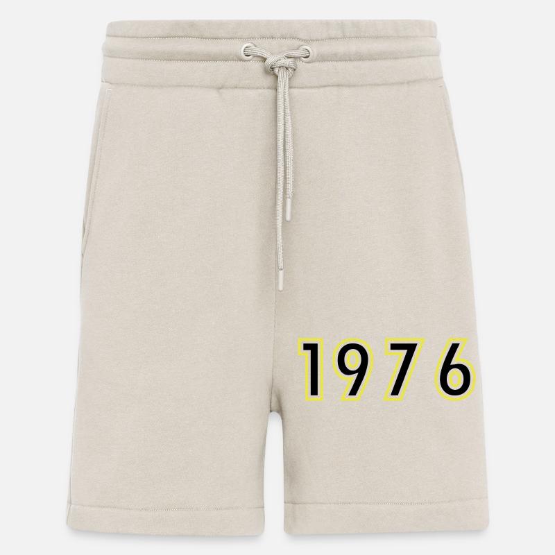 1976 Année Anniversaire - Short bio décontracté fabriqué en UE - WARM CLAY