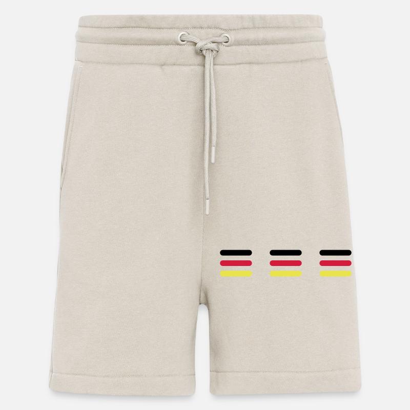 L’équipe Germany Line Germany - Short bio décontracté fabriqué en UE - WARM CLAY