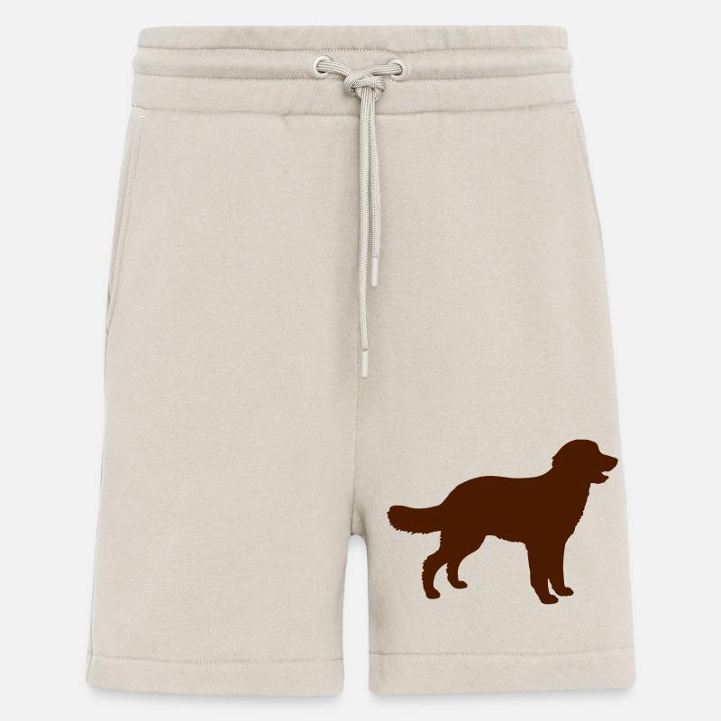 chien - Short bio décontracté fabriqué en UE - WARM CLAY