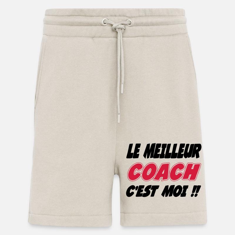 Der beste COACH bin ich!! - Shorts - made by SPREAD - WARM CLAY