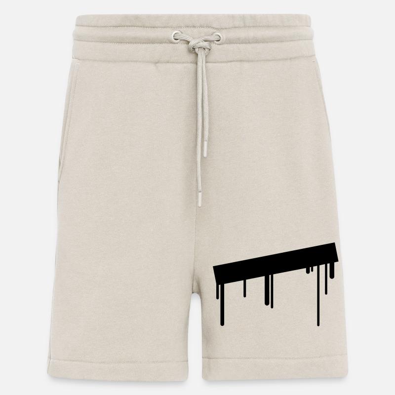 empty_graffiti_frame - Shorts - made by SPREAD - WARM CLAY