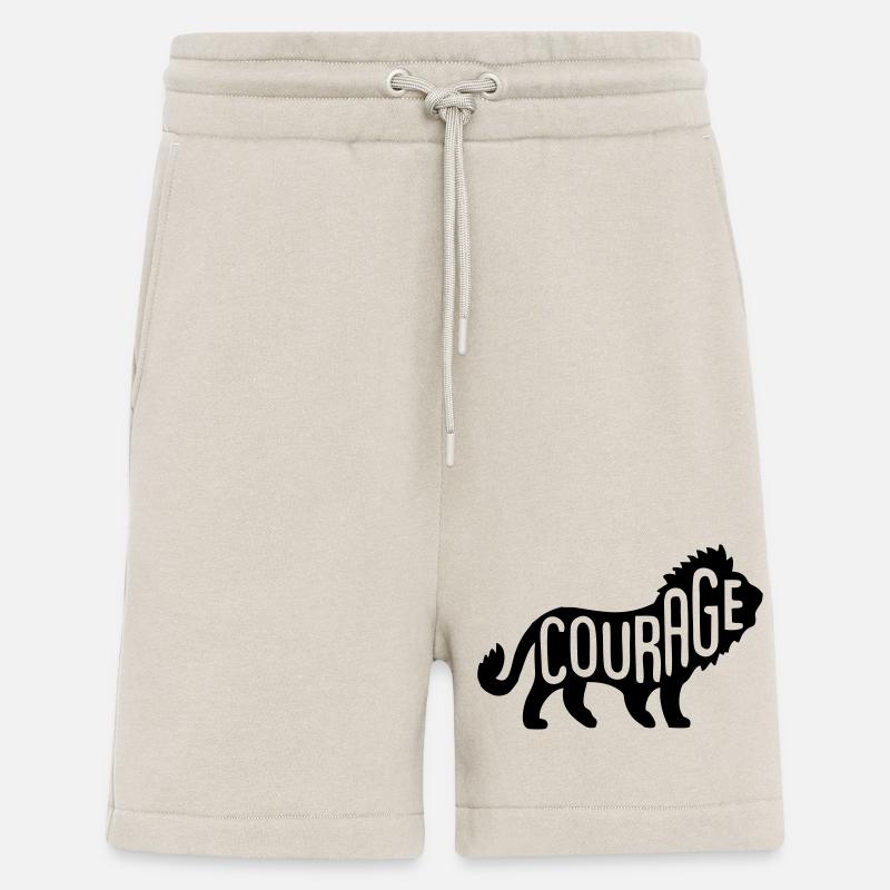 Löwe - Lion Courage - Shorts - made by SPREAD - WARM CLAY