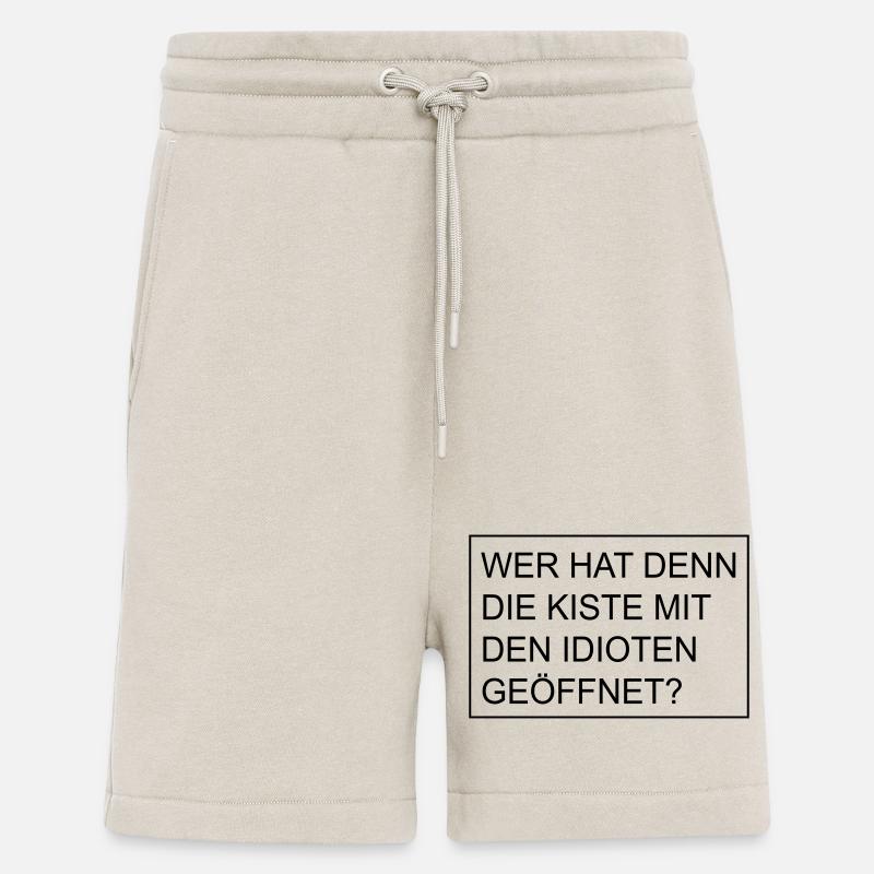Kiste mit Idioten - Shorts - made by SPREAD - WARM CLAY