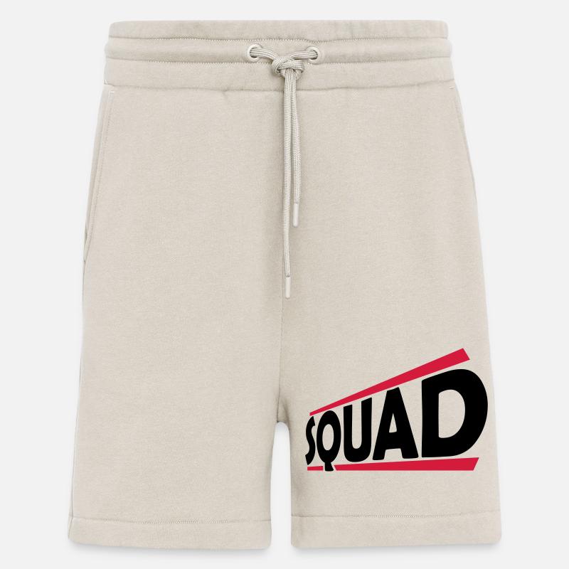 Squad Team Logo Design - Shorts - made by SPREAD - WARM CLAY