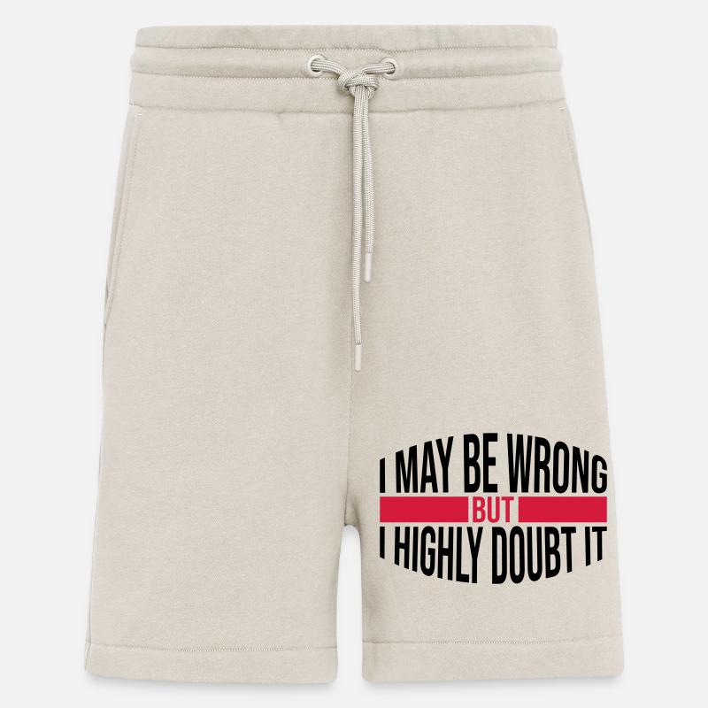 I may be wrong - Shorts - made by SPREAD - WARM CLAY