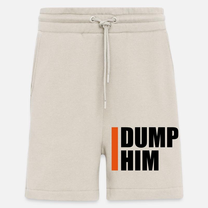 dump him Zitat Logo - Shorts - made by SPREAD - WARM CLAY