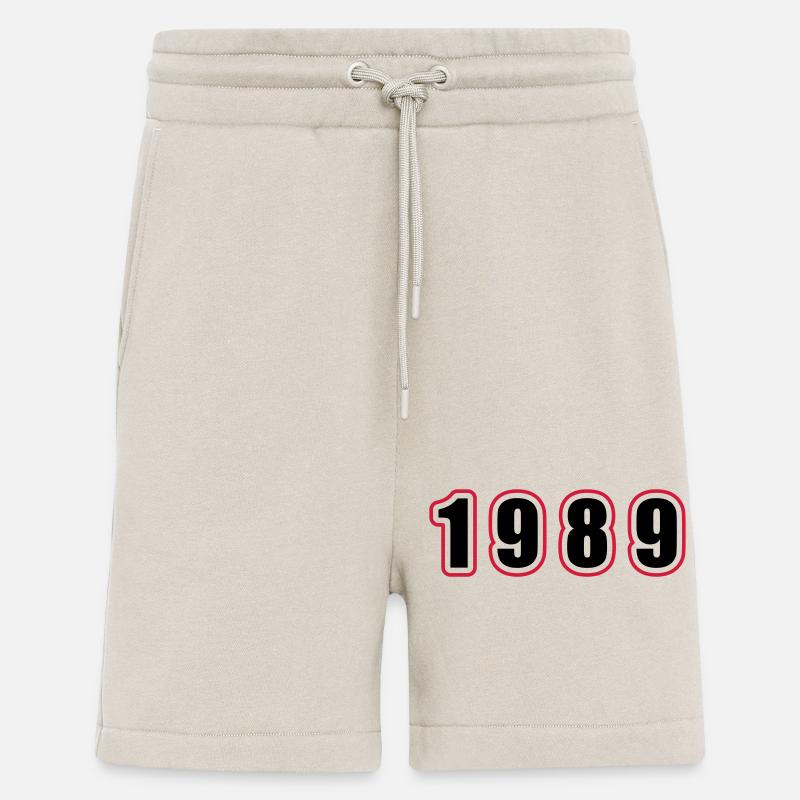 1989 Année Anniversaire - Short bio décontracté fabriqué en UE - WARM CLAY