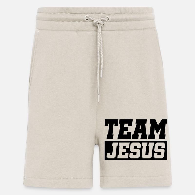 L’équipe de Jésus - Short bio décontracté fabriqué en UE - WARM CLAY