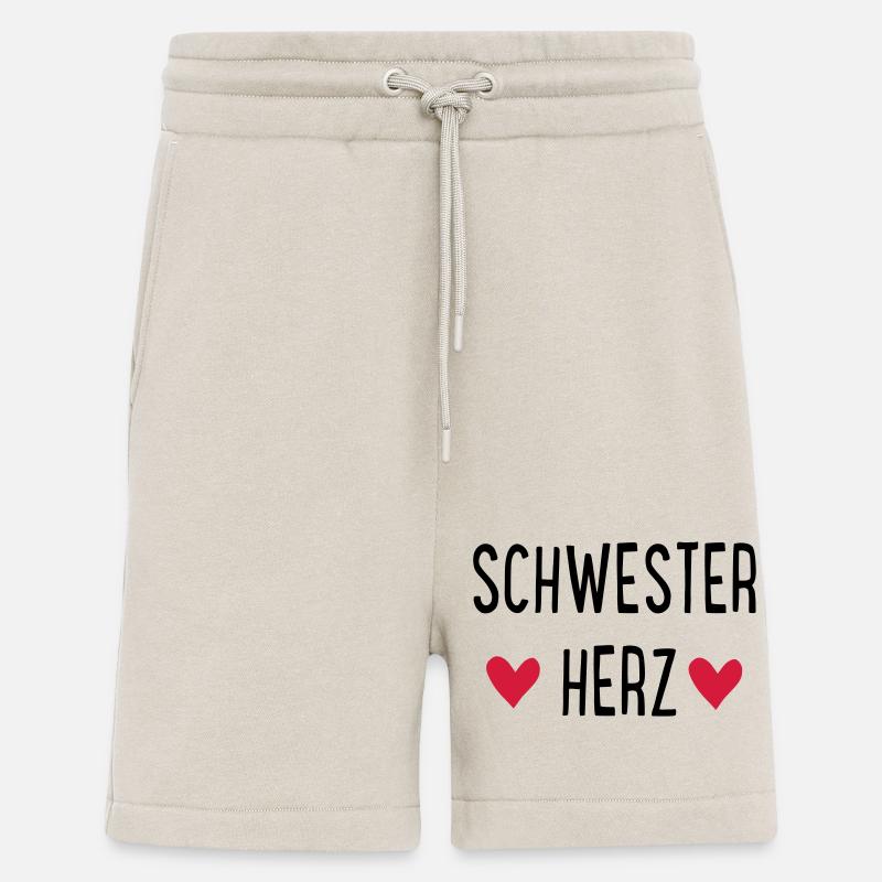 SŒURSE - Short bio décontracté fabriqué en UE - WARM CLAY
