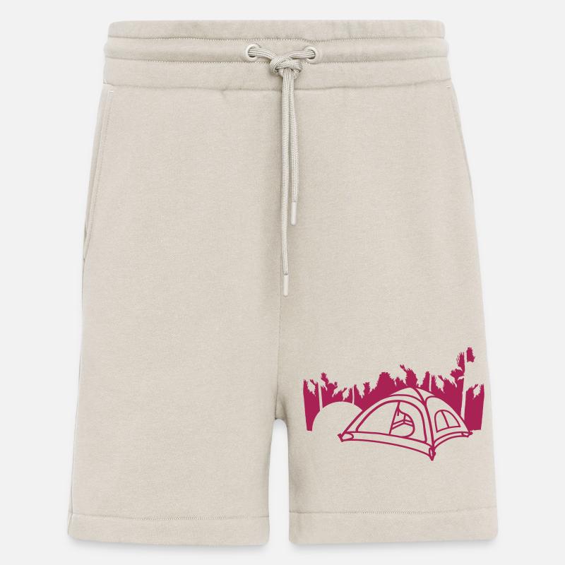 Sun Palm Camping Tent - Shorts - made by SPREAD - WARM CLAY
