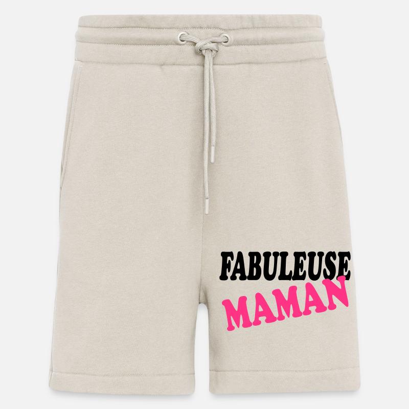 FABULEUSE MAMAN - Short bio décontracté fabriqué en UE - WARM CLAY