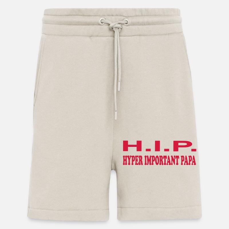 HYPER IMPORTANT PAPA - Short bio décontracté fabriqué en UE - WARM CLAY