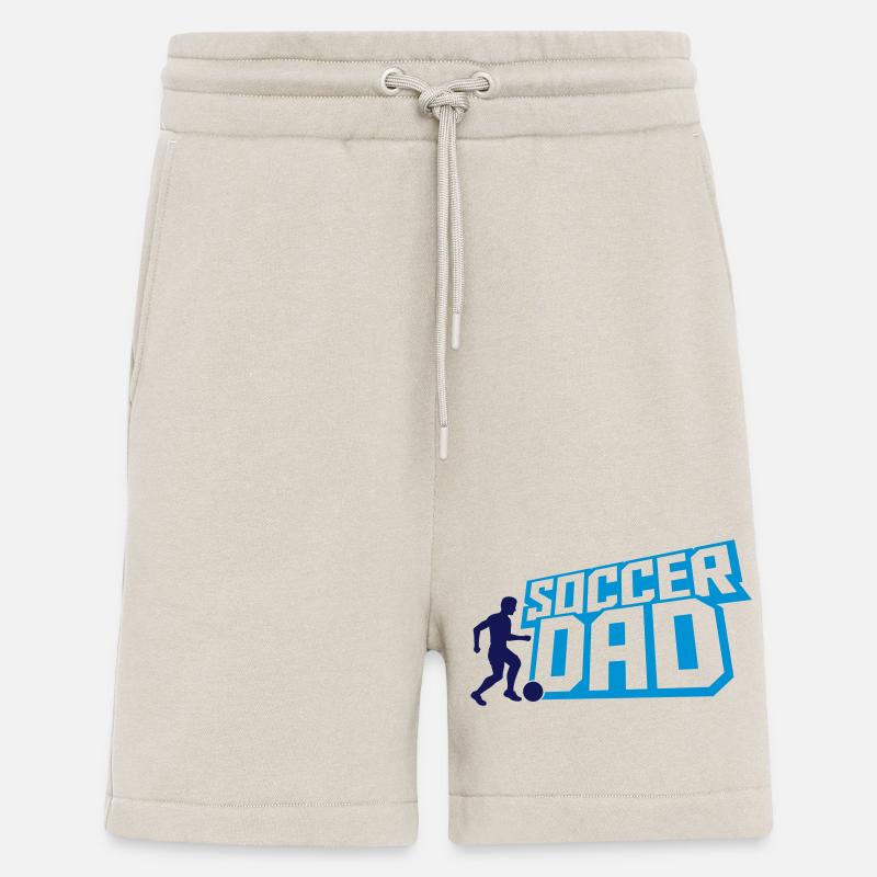 Kicker Soccer Dad Logo - Short bio décontracté fabriqué en UE - WARM CLAY
