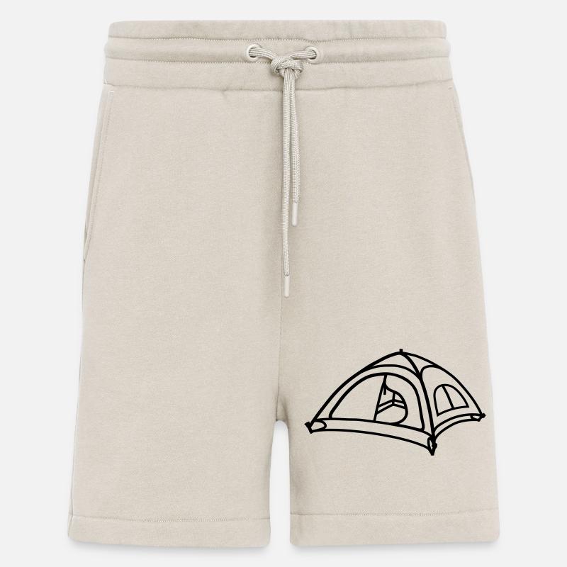 Zelt Design Cool Camping - Shorts - made by SPREAD - WARM CLAY