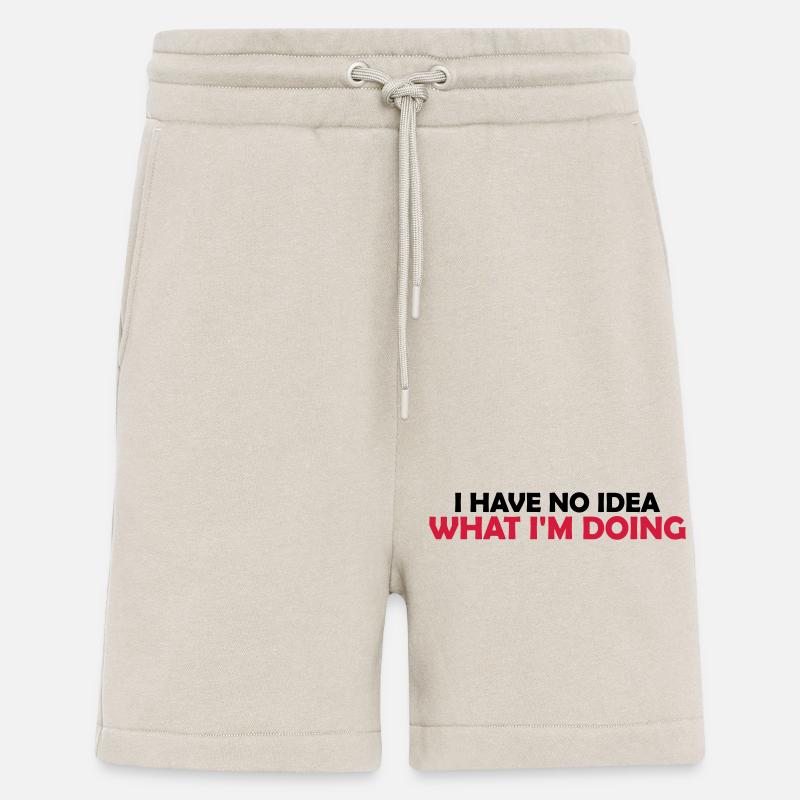 Aucune idée - Short bio décontracté fabriqué en UE - WARM CLAY