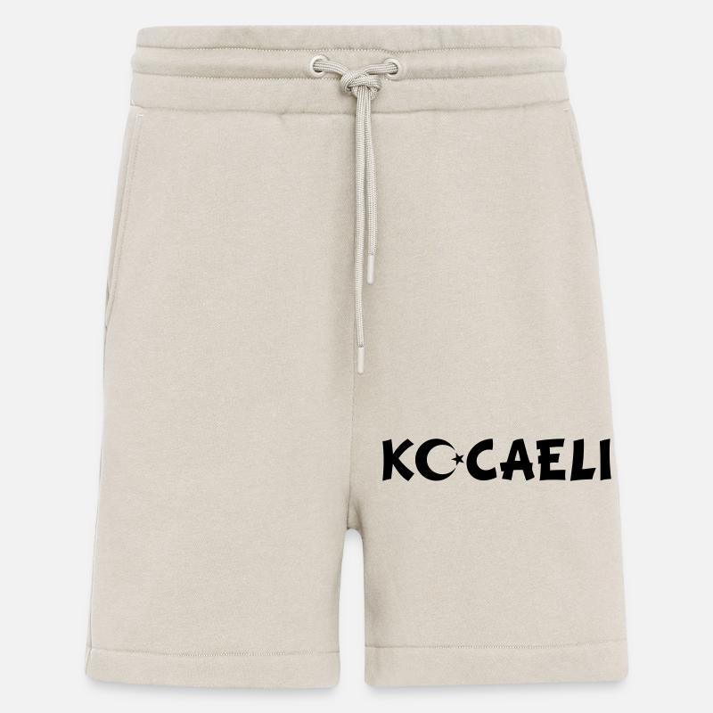 Kocaeli Drapeau de la Turquie - Short bio décontracté fabriqué en UE - WARM CLAY