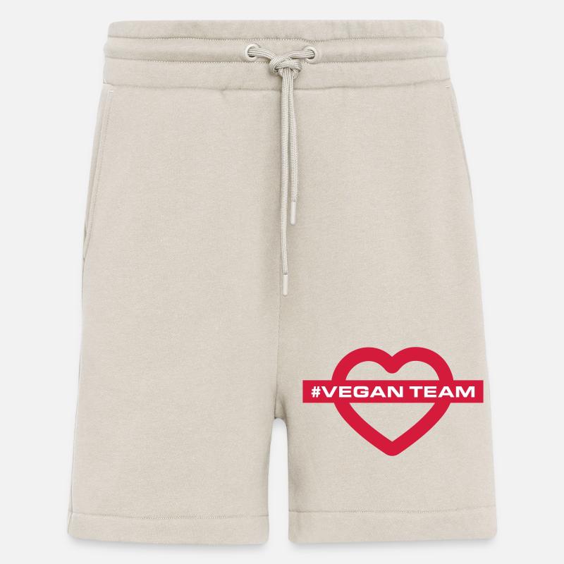 Vegan Team Herz - Shorts - made by SPREAD - WARM CLAY