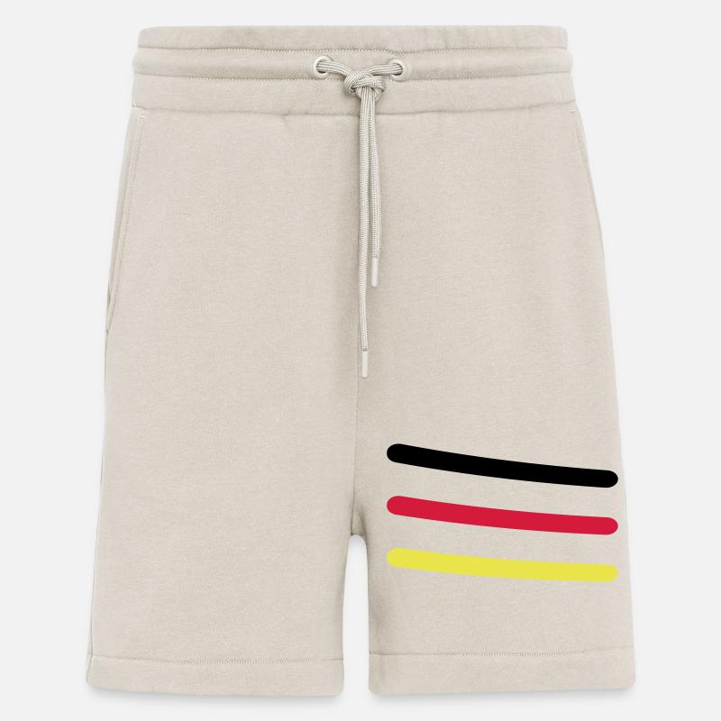 Germany Line - Shorts - made by SPREAD - WARM CLAY
