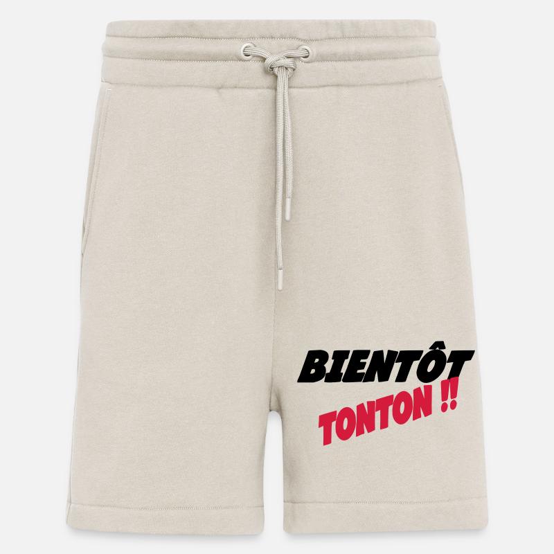 Bientôt TONTON - Short bio décontracté fabriqué en UE - WARM CLAY