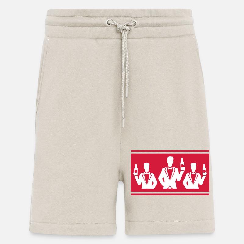Junggesellenabschied Crew Gruppe - Shorts - made by SPREAD - WARM CLAY