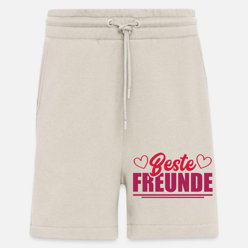 beste freunde - Shorts - made by SPREAD - WARM CLAY