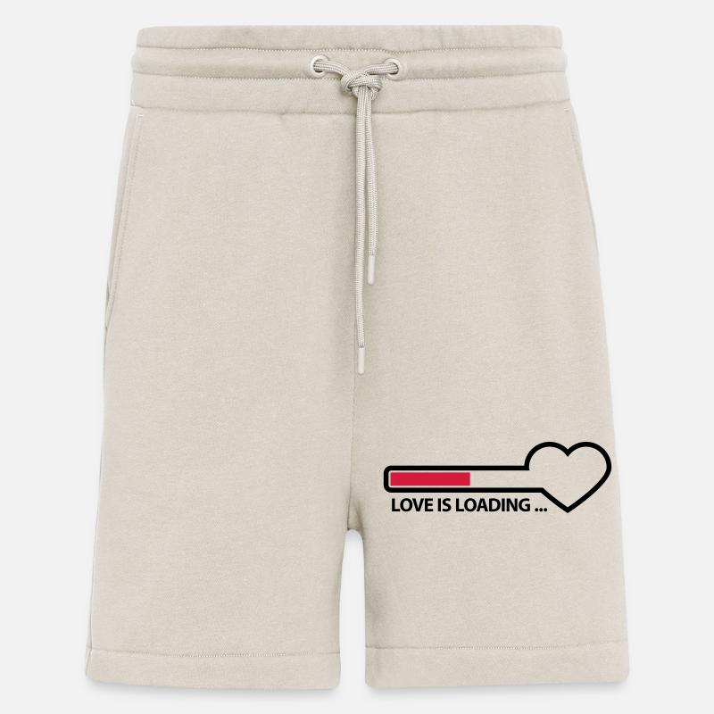 love_is_loading_2c - Short bio décontracté fabriqué en UE - WARM CLAY