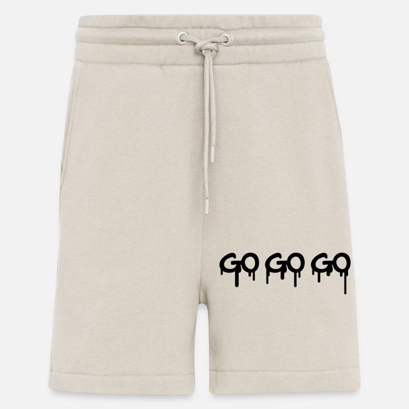 Go Go Go Graffiti - Short bio décontracté fabriqué en UE - WARM CLAY