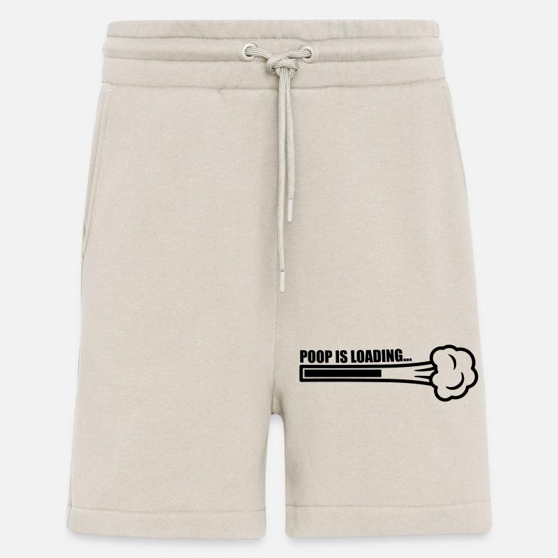 Poop Is Loading - Short bio décontracté fabriqué en UE - WARM CLAY