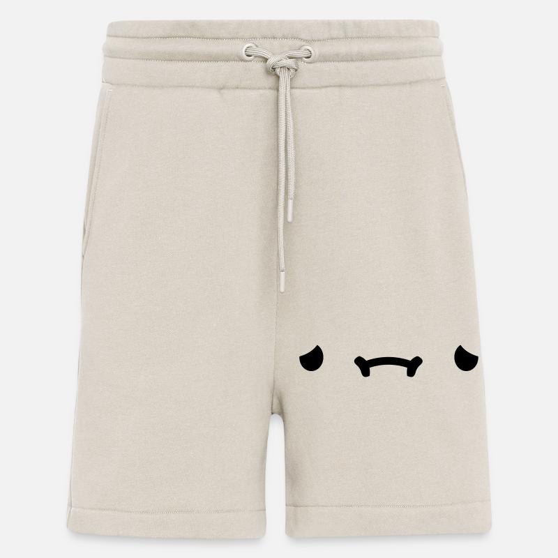 Trauriges Comic Gesicht - Shorts - made by SPREAD - WARM CLAY