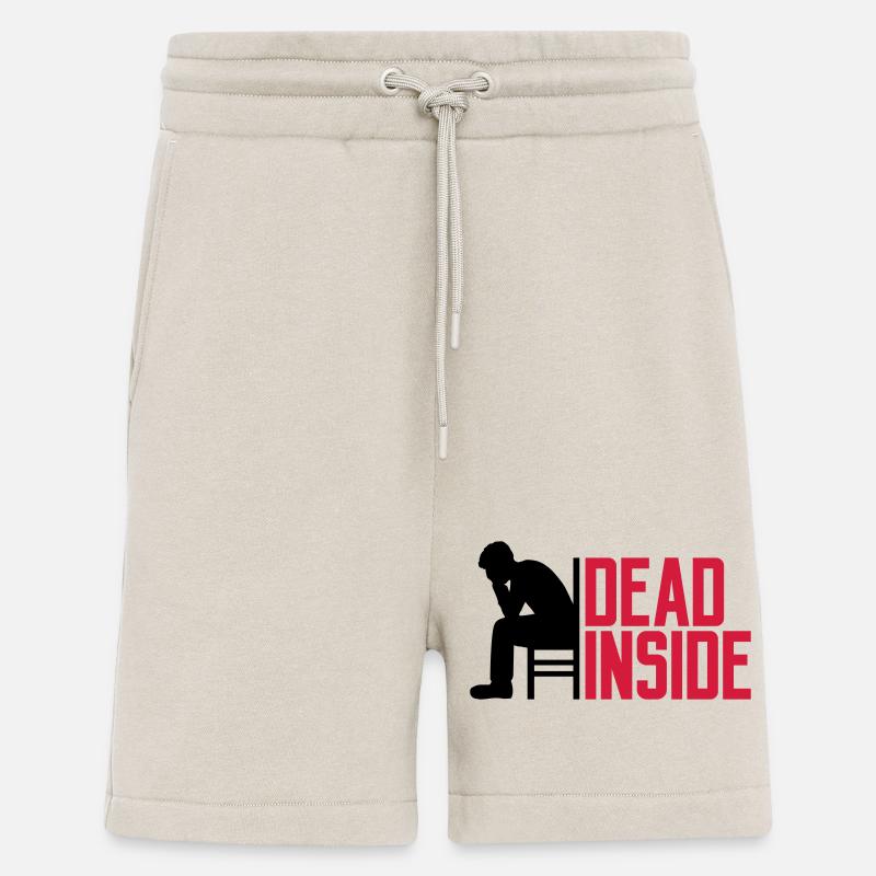 Depression Dead Inside - Shorts - made by SPREAD - WARM CLAY