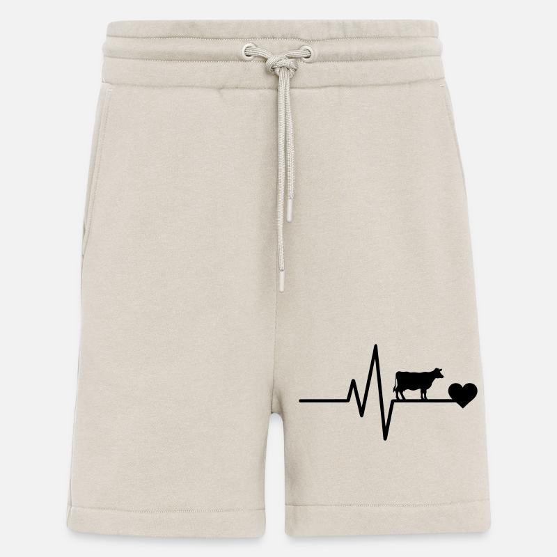 t Kuhbauer Herzschlag - Shorts - made by SPREAD - WARM CLAY