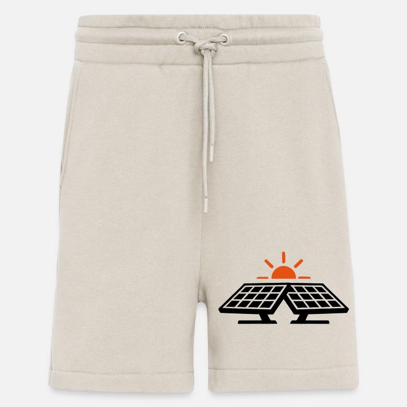 Solar Strom Symbol - Shorts - made by SPREAD - WARM CLAY