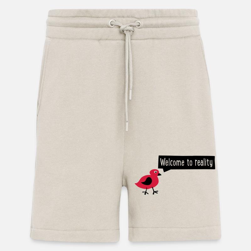 realité - Short bio décontracté fabriqué en UE - WARM CLAY