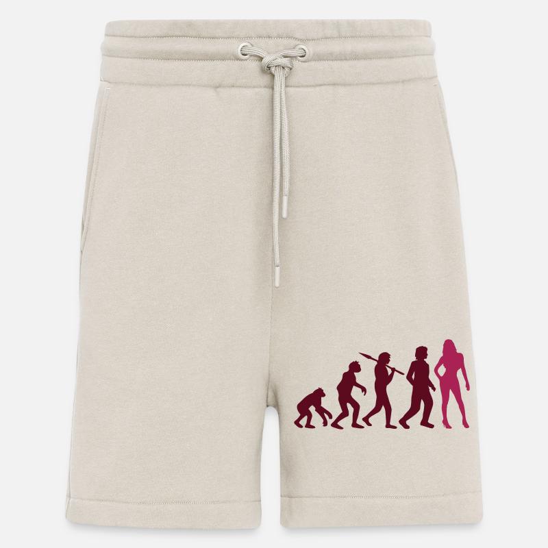 Evolution Hot Girl - Short bio décontracté fabriqué en UE - WARM CLAY