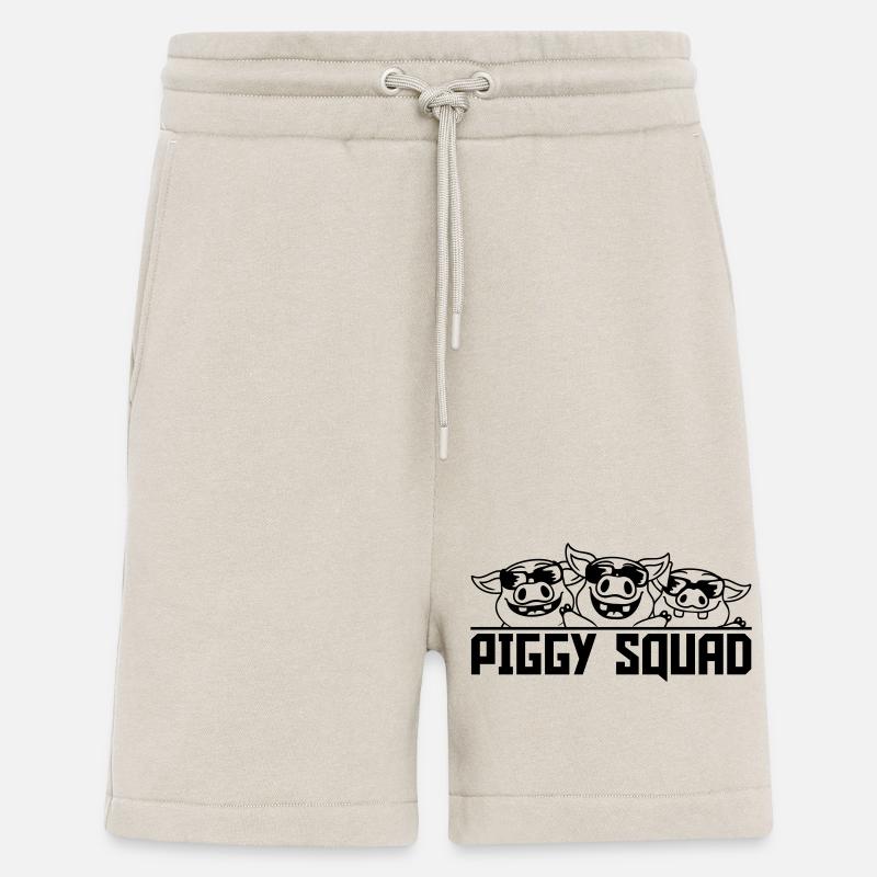 Freunde Schweine Piggy Squad - Shorts - made by SPREAD - WARM CLAY
