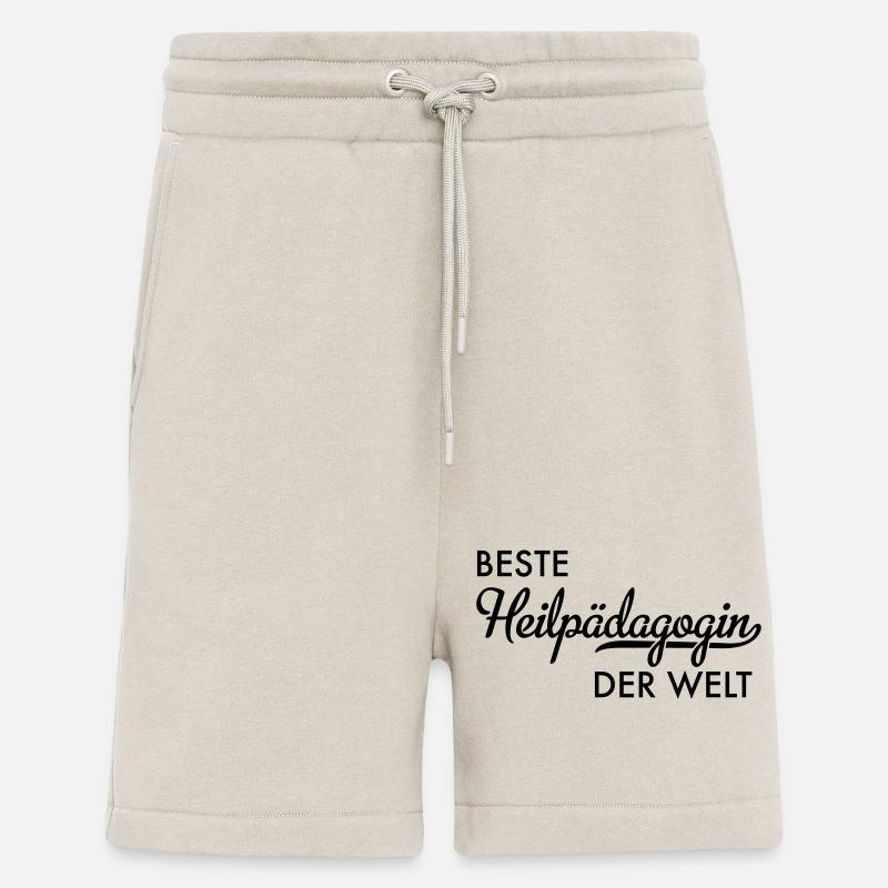 Beste Heilpädagogin der Welt - Shorts - made by SPREAD - WARM CLAY