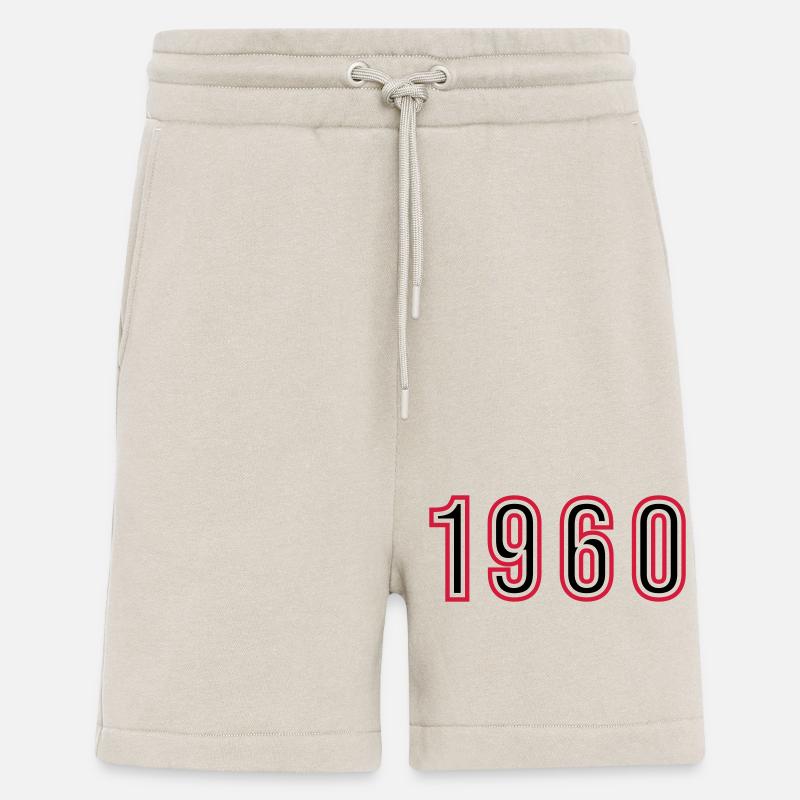 1960 Numéro de l’année - Short bio décontracté fabriqué en UE - WARM CLAY